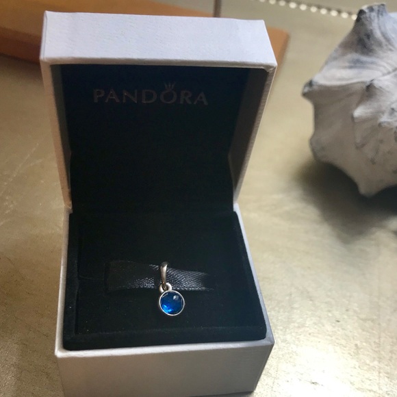 Pandora Jewelry - PANDORA BLUE DROPLE CHARM